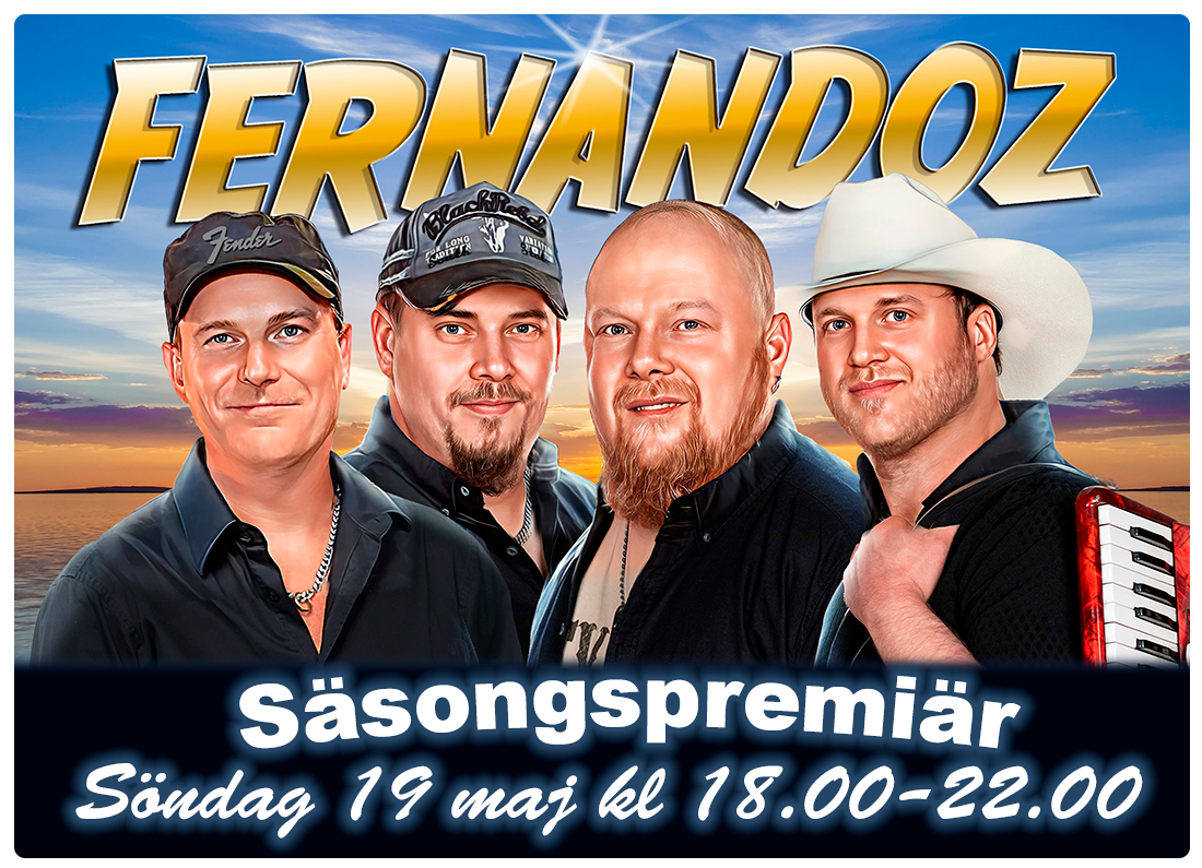 Säsongspremiär 19 maj på Stallet i Vassmolösa med dans till Fernandoz!