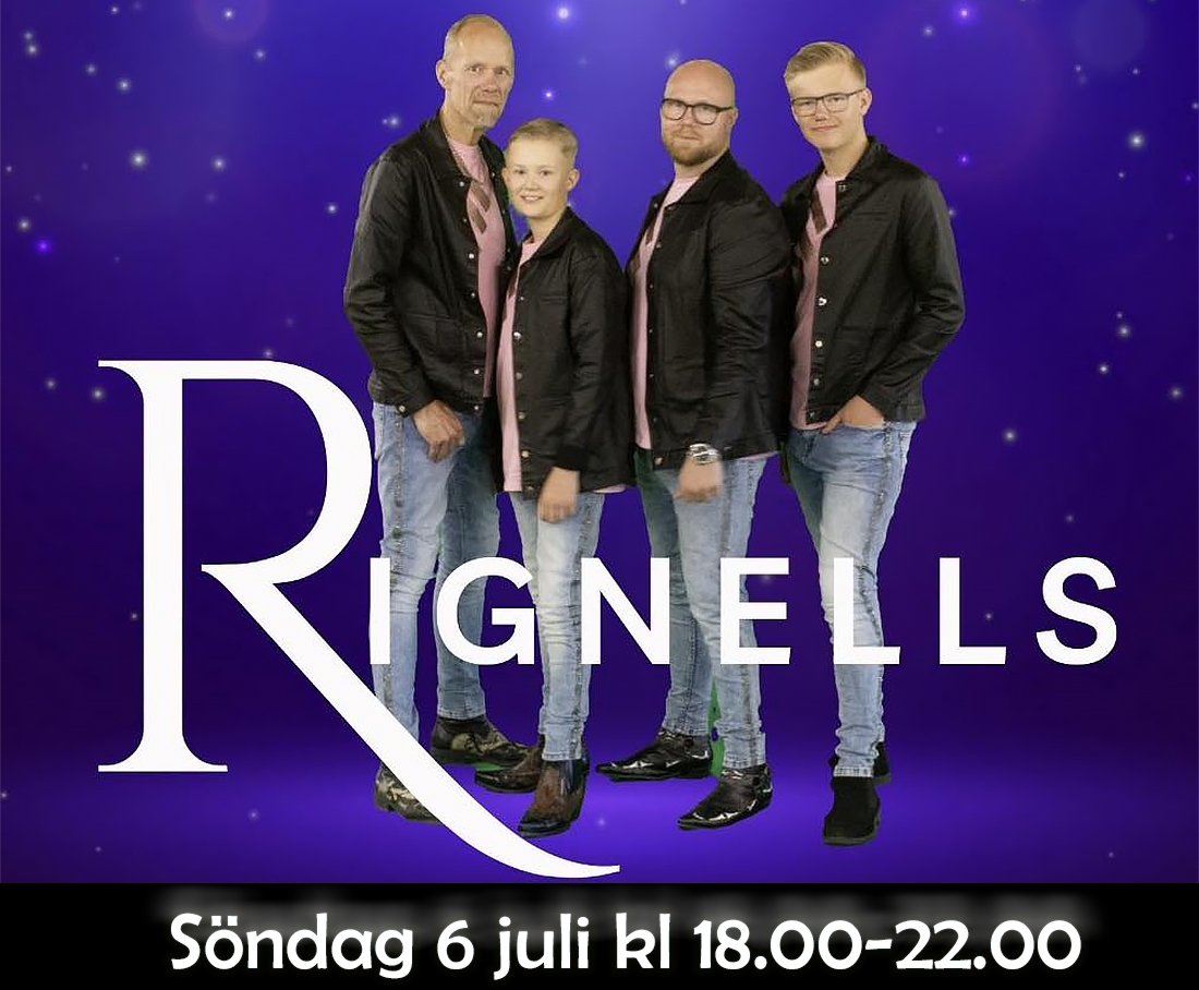 Rignells på Stallet Vassmolösa 6 juli. Välkomna! Rignells på Stallet Vassmolösa 6 juli. Välkomna!